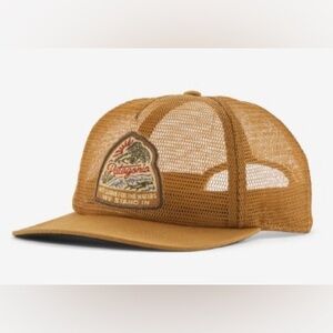 Patagonia Mustard and Black Cap